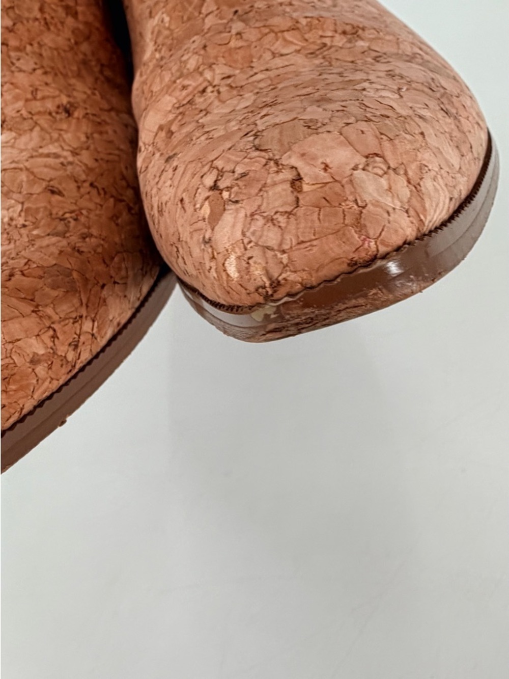 Anthropologie Farylrobin Chelsea Cork Boots Booties 7.5 - Picture 3 of 6